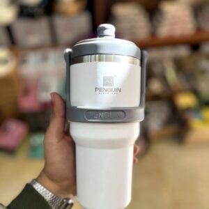 تراول ماگ استیل برند پنگوئن 900 میلی لیتری