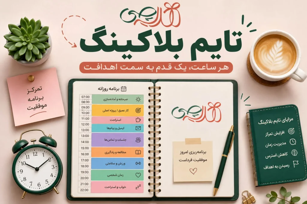 تکنیک های مدیریت زمان و برنامه ریزی روش Time Blocking