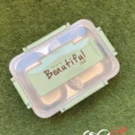 ظرف غذای استیل دسته دار طرح Beautiful