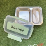ظرف غذای استیل دسته دار طرح Beautiful