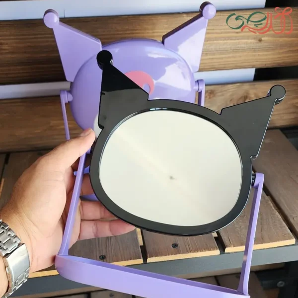 آینه طرح کرومی پایه دار