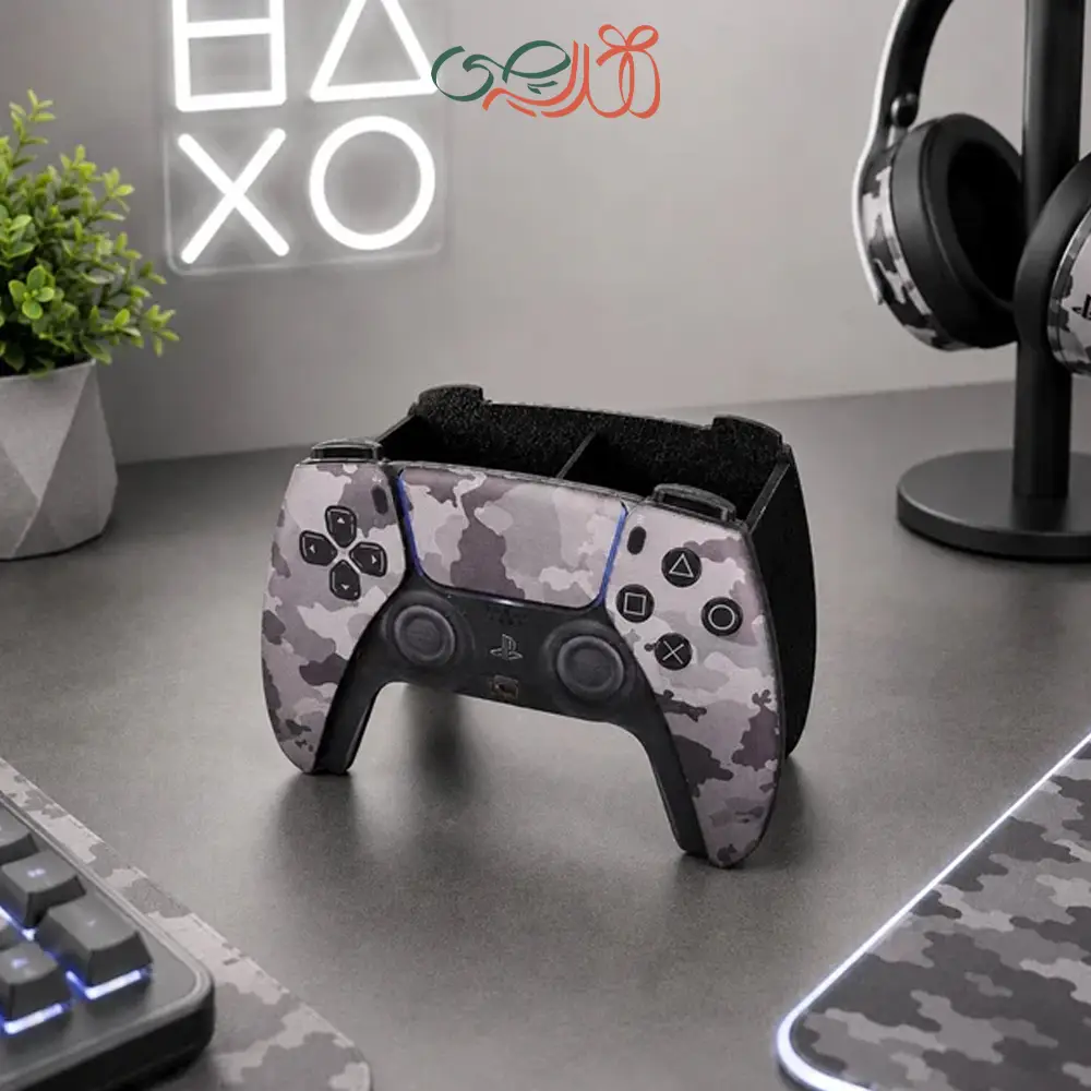 جاقلمی چوبی طرح دسته PS4 | اکسسوری جذاب برای گیمرها