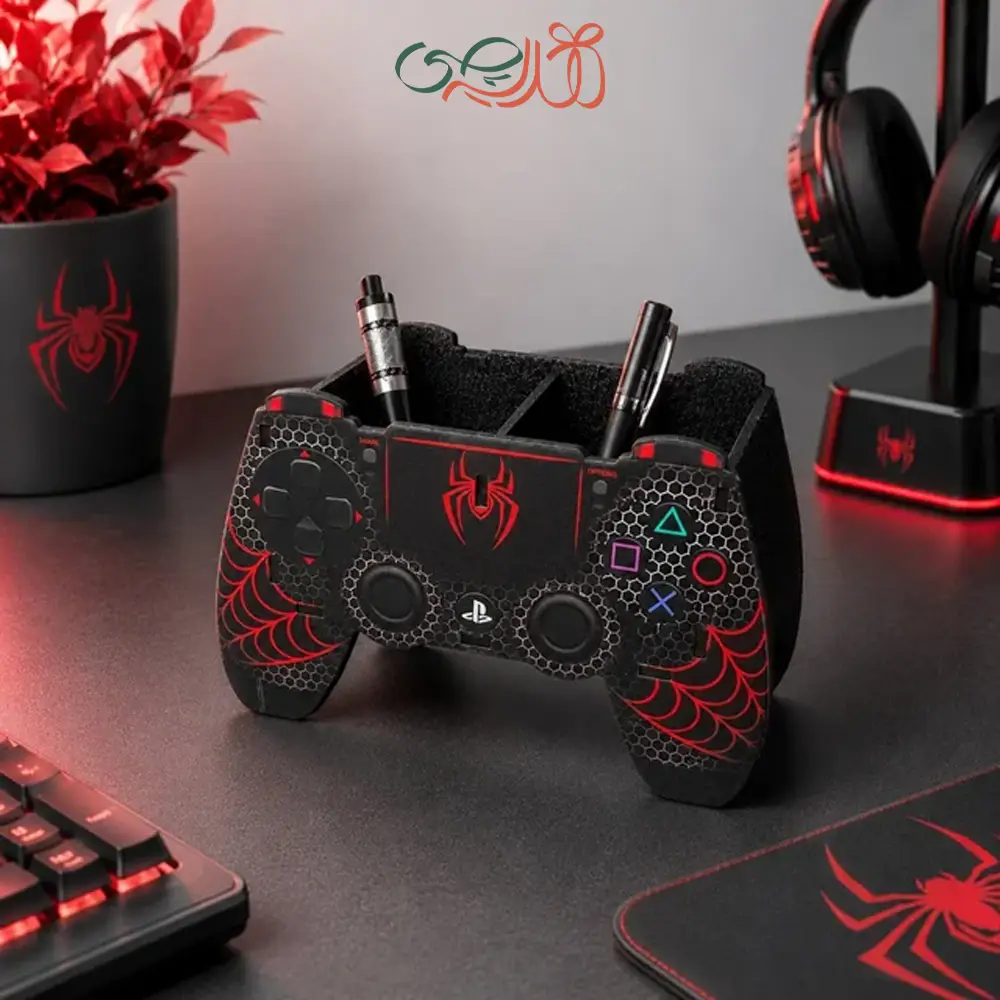 جاقلمی چوبی طرح دسته PS4 | اکسسوری جذاب برای گیمرها